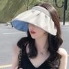 Складная кепка с козырьком, регулируемая широкополая шляпа от солнца, летняя пляжная женская солнцезащитная шляпа с защитой от ультрафиолета, повязка на голову, кепка без верха