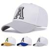 Unisex Stereoscopic A Letter Embroidery Baseball Caps Adjustable Casual Hats Spring and Autumn Outdoor Sunscreen Hat