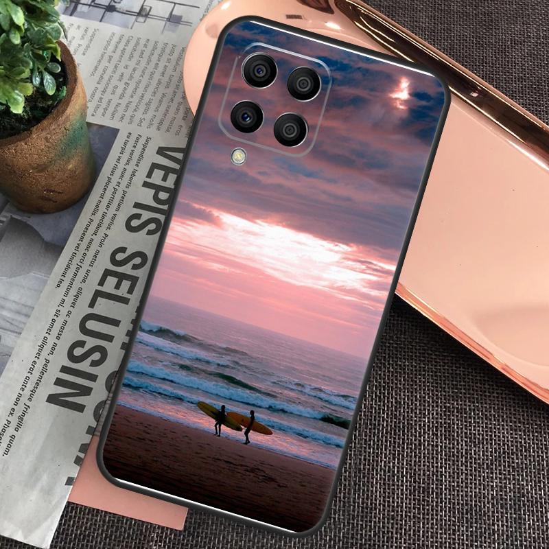 Surfer Surf Hang Loose Shaka Case For Samsung Galaxy M15 M55 M13 M23 M33 M53 M31 M51 M14 M34 M54 M20 M30s M12 M32 M52