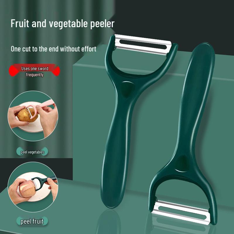 Enhanced Stainless Steel Peeler for Fruits and Vegetables