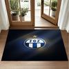 FC Zürich Design Crystal Velvet Rug Soft Decorative Mat for Bedroom Entrance
