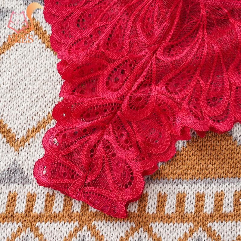 Women's Fashion Lace Panties Ultra-thin Seamless Soft Bikini Briefs Beauty Hip Pants Undewear