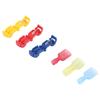 Electrical T Tap Connectors Set Quick Splice Crimp Terminals Nylon Fully Insulated Male Spade