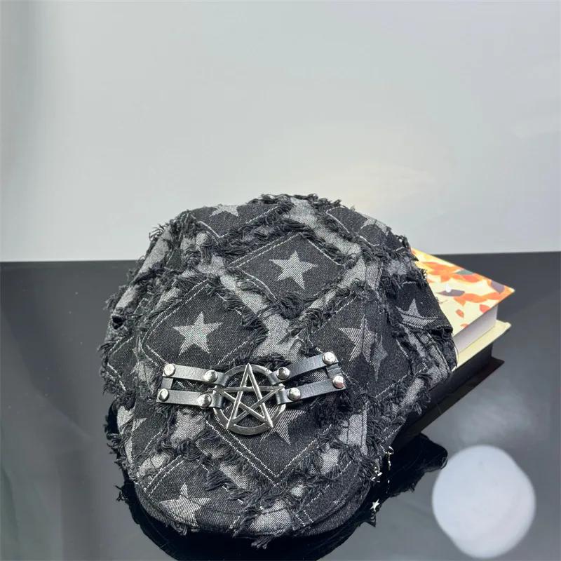 Корейская мода украшения берет уличная тенденция персонализированная мужская и женская короткая шляпа-солнцезащита вперед шляпа