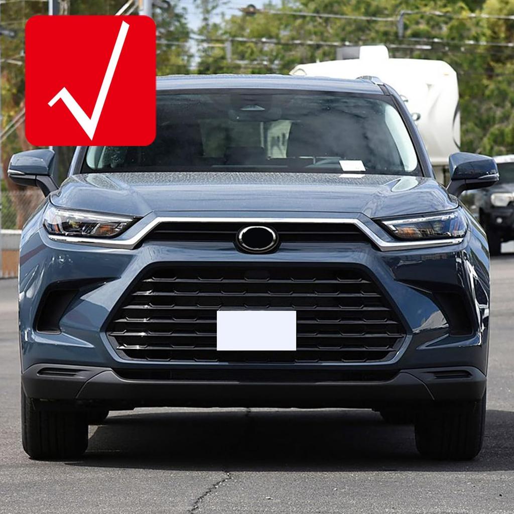Для Toyota Grand Highlander 2023-2025 ABS Хром Накладка на противотуманную фару спереди 2 шт. Автоаксессуары