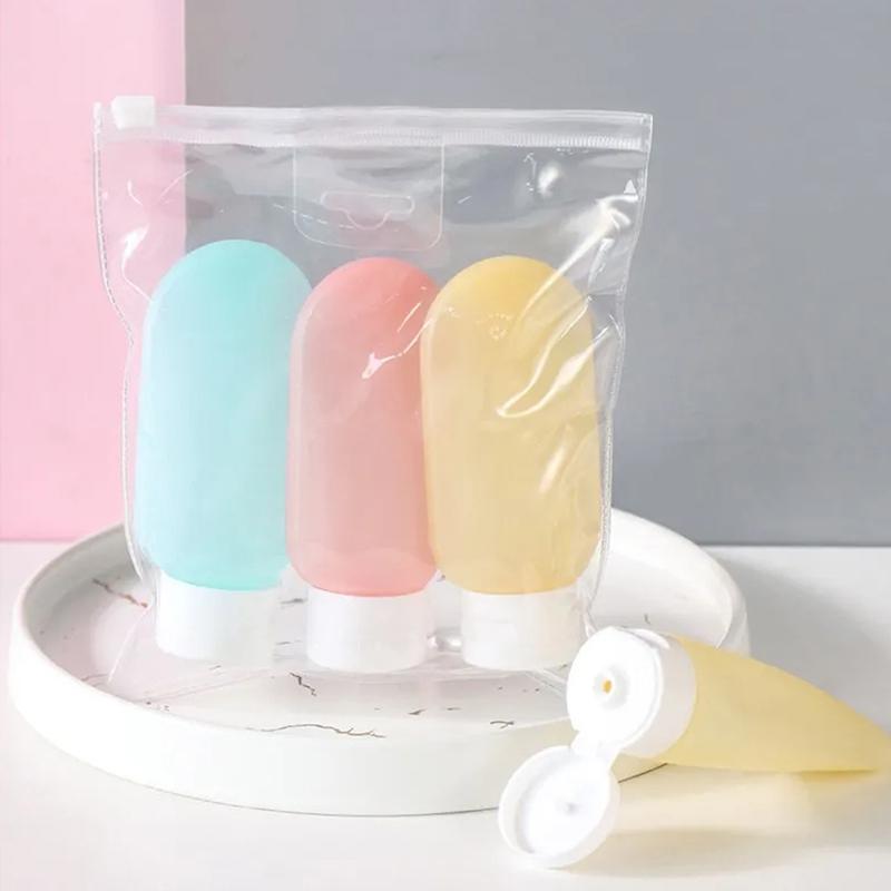 1/3Pcs Lot Travel Refillable Bottle Set Lotion Shampoo Shower Gel Tube Empty Cosmetic Liquid Container Portable Refill Tools