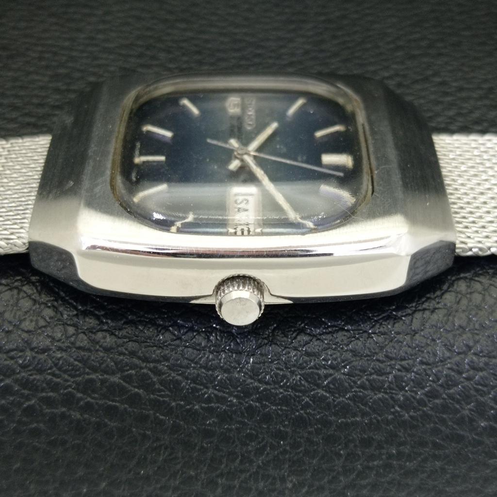 Seiko 5 АВТОМАТИЧЕСКИХ ЯПОНИЯ 6319A МУЖСКИЕ ВИНТАЖНЫЕ ОРИГИНАЛЬНЫЙ ЦИФЕРБЛАТ ЧАСЫ a702391-5