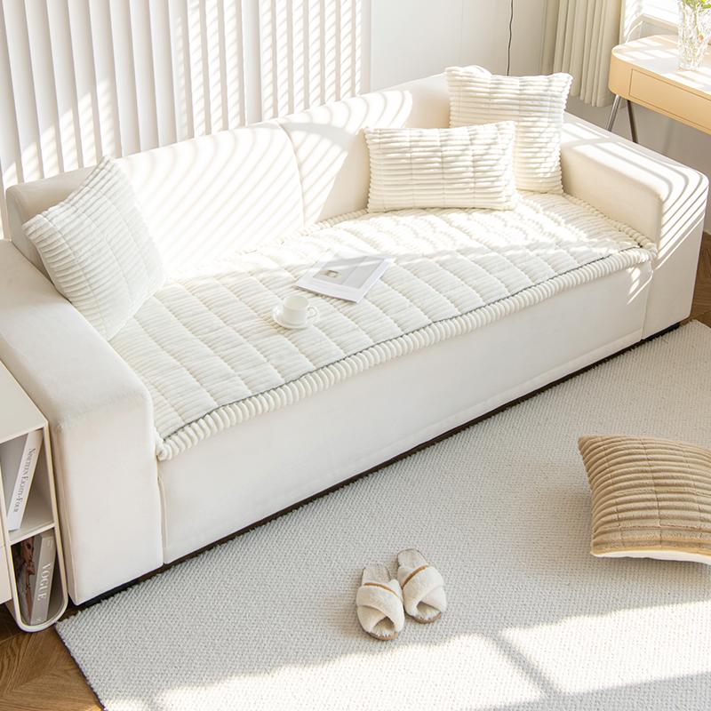 Подушка для дивана с паровым хлебом, утолщенная осенне-зимняя новая зимняя противоскользящая подушка из цельного дерева, кожаный чехол для дивана