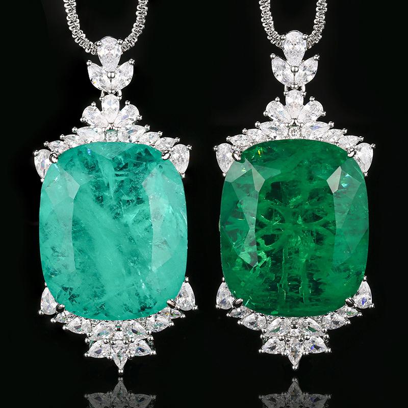 Подвеска-ожерелье Huamei Jewelry, прямоугольный дизайн, ощущение высокого класса, женские товары