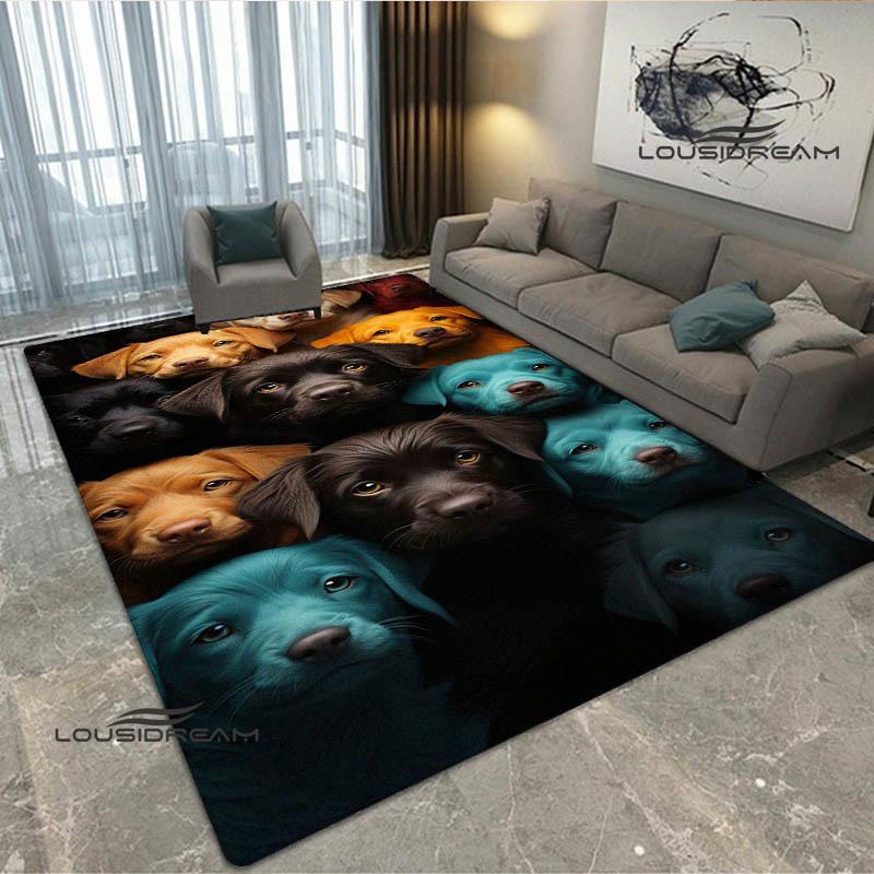 3D Cute dog printed carpet kitchen mats Non -slip carpet outdoor carpets area rug bedroom decor pink room decor birthday gift