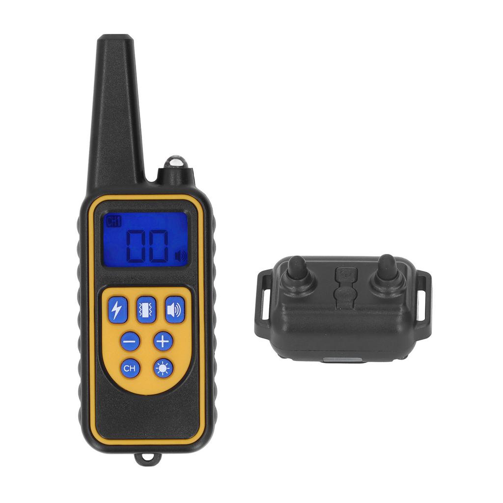 Электронный ошейник для собак IP65, водонепроницаемый, регулируемая чувствительность, 4 режима тренировки, перезаряжаемая собака