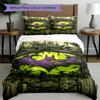 3pcs Duvet Cover Set (1*Duvet Cover + 2*Pillowcase, Without Core),Superheroes Print Bedding Set, Bedroom Decor, All‑Season, Birthday Gift