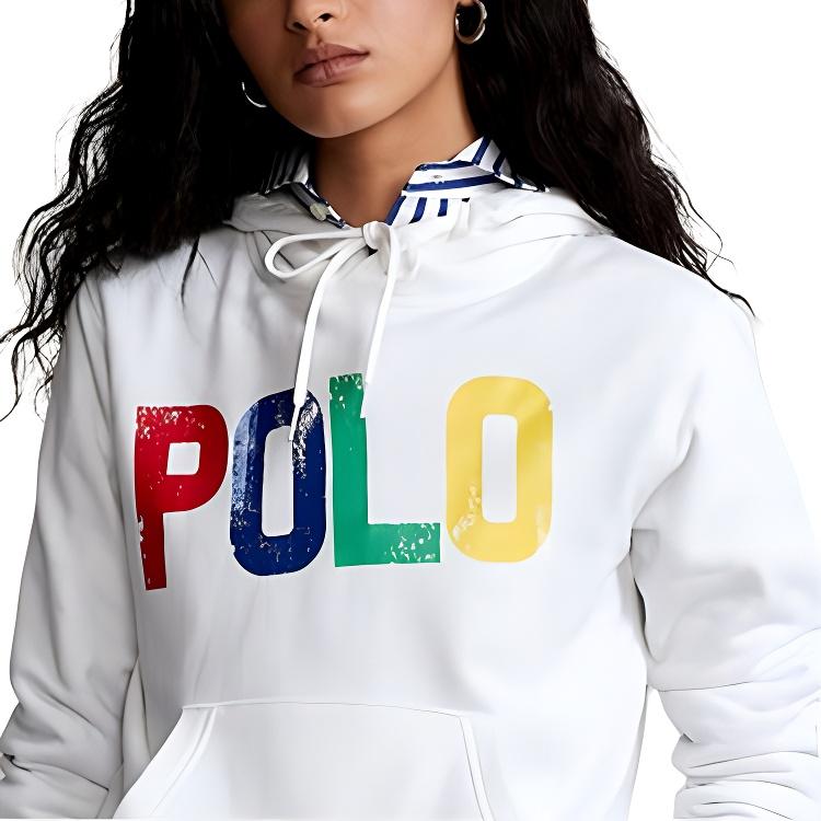Polo Ralph Lauren SS22 Solid Logo флисовая толстовка женская толстовка белая WMPOKNINFB20216-100