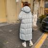 Autumn Winter Thicken Warm Parka Women Casual Sweety Solid Color Big Pocket Loose Long Hooded Coat Jackets Outwear