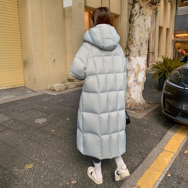 Autumn Winter Thicken Warm Parka Women Casual Sweety Solid Color Big Pocket Loose Long Hooded Coat Jackets Outwear
