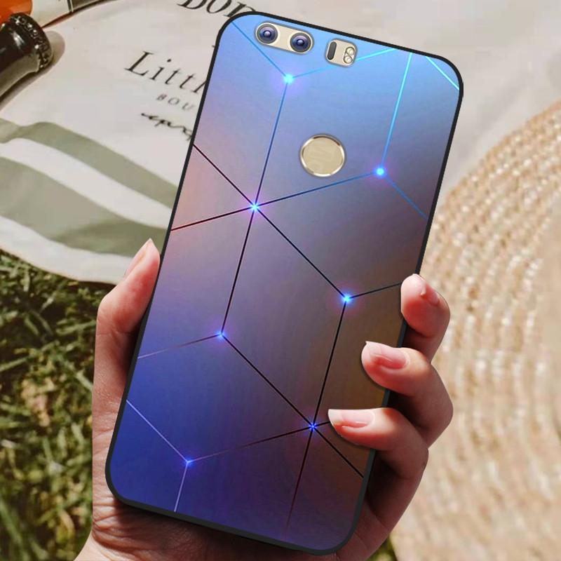 For Huawei Honor 8 5.2-inch Case Silicon Back Cover Phone Case for Huawei Honor 8 Cases Soft bumper coque Honor8 FRD-L19 Coques