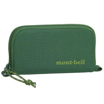 MontBell Мини кошелек на молнии Кошелек для мелочи Кошелек Мужской Женский 1133373 Зеленый GN Япония