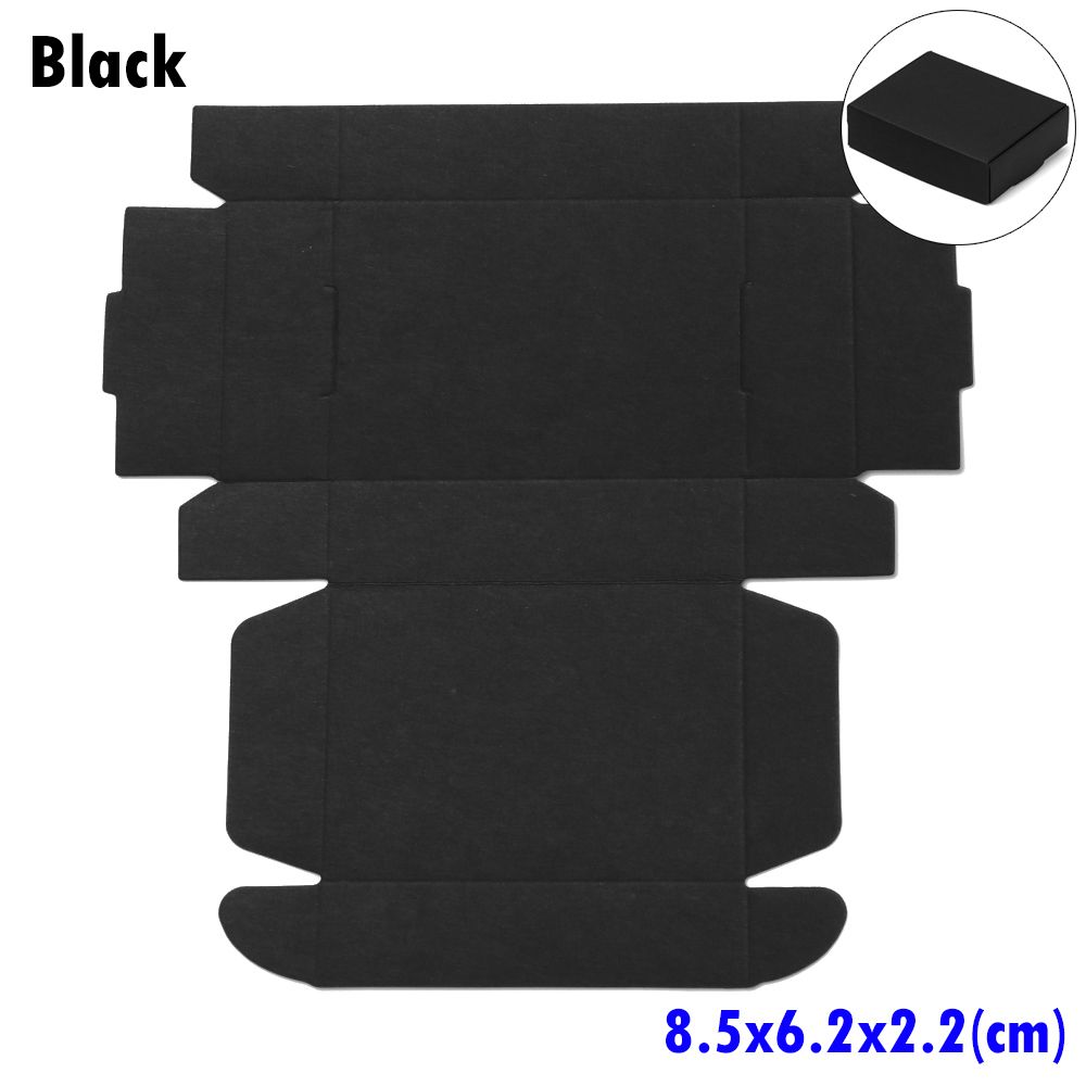 10pcs 9sizes Wedding Event Handmade Jewelry Candy Storage Cardboard Package Wrapping Kraft Paper Box