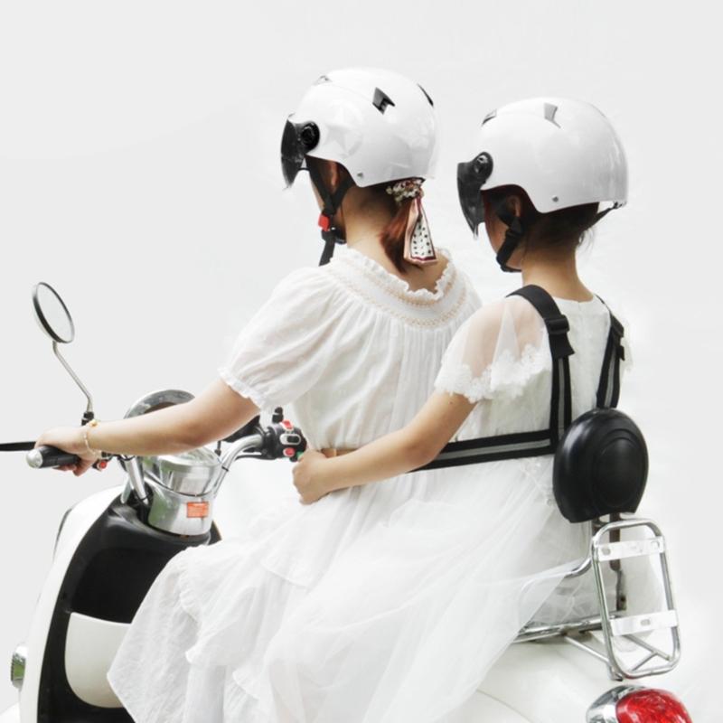 Улучшенный ремень безопасности для детей при езде Безопасный регулируемый ремень подходит для мотоциклов