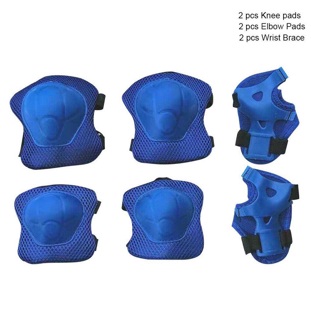 Комфортный скейтбординг, катание, утолщенные детские наколенники, спортивные защитные накладки, защита запястий и локтей