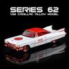 Модель 1/32 1961 года Cadillac Series 62 Кабриолет Металлическая Модель Автомобиля Звук Свет Детская Металлическая Игрушечная Машинка Миниатюрная Voiture