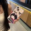 Новая модель подходит для iphone11 кошка с бантом и браслетом, чехол для мобильного телефона, прозрачный защитный чехол для apple 11 с кошачьими ушками.