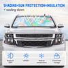 Foldable Front Windshield Sun Shade For Jaguar XJ UV Reflective Sun Protection Cover Car Interior Accessories