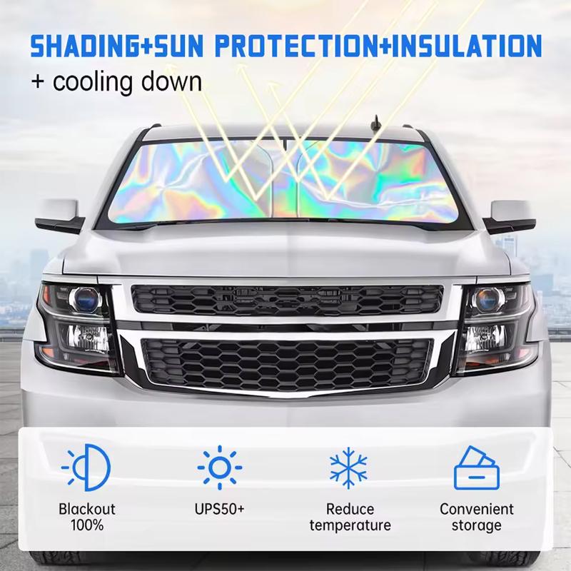 Foldable Front Windshield Sun Shade For Jaguar XJ UV Reflective Sun Protection Cover Car Interior Accessories