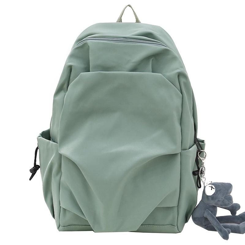 Рюкзак большой емкости, однотонный, женский школьный рюкзак для старшеклассников, школьников