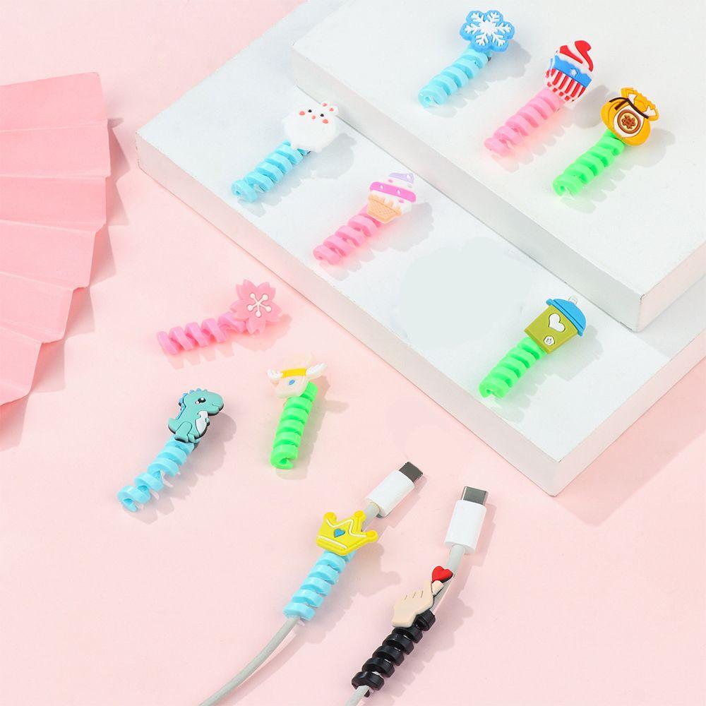 Мягкий зажим для трубки кабеля Держатель зарядного кабеля Защитные приспособления для шнура Защитная крышка для линии передачи данных