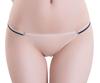 Tagless Cute Soft Viscose Fabric with Side Comfortable Cotton Panties [Miracroute] Panties, Ties, Women's Underwear, (JP, Alphabet, L, Beige)