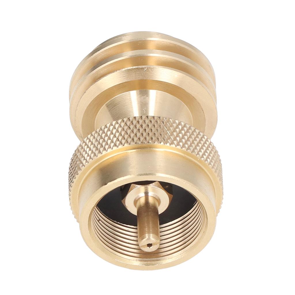 Адаптер для баллона с пропаном, маленький латунный клапан для заправки пропаном, конвертер для газового баллона для кемпинга