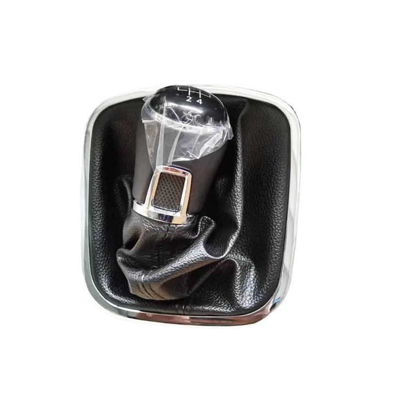 Кожаная ручка переключения передач с пыльником для Volkswagen New POLO