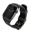 Uniq Linus Apple Watch Series1/2/3/4/5/6/7/8/9/Se/Se2/Ultra/Ultra 2 42/44/45/49Mm Strap. Airosoft Silicone Green/Moss Green