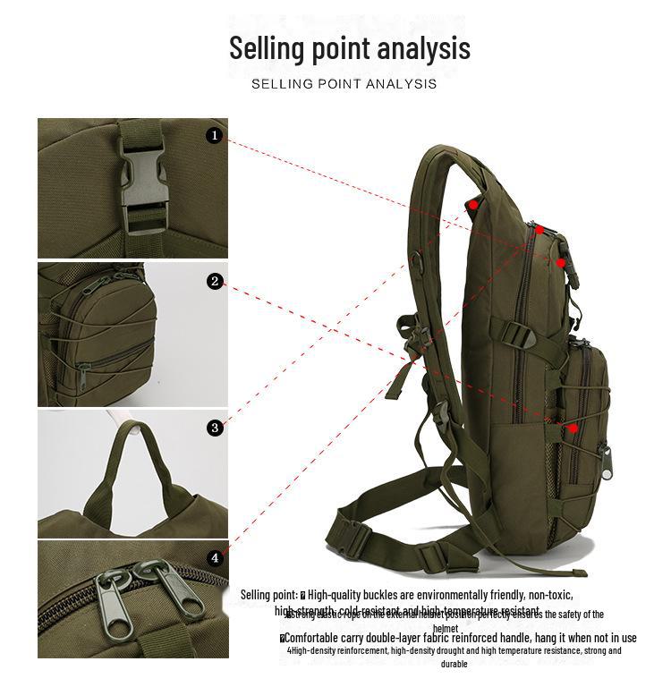 Велосипедный рюкзак для отдыха и пешего туризма - путешествия на свежем воздухе, тактические виды спорта, большая емкость для воды