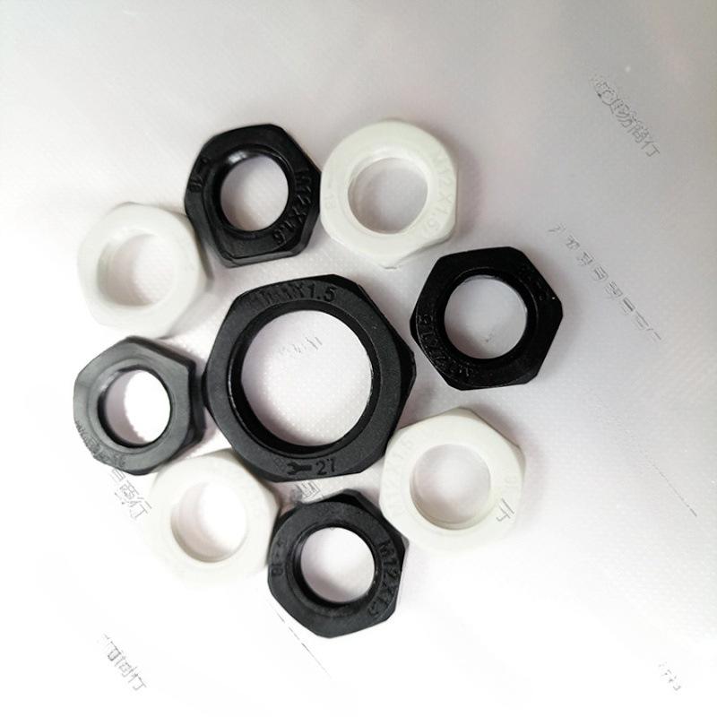 Nylon Waterproof Cable Connector Nut PG7-PG63 Plastic Hex Nut