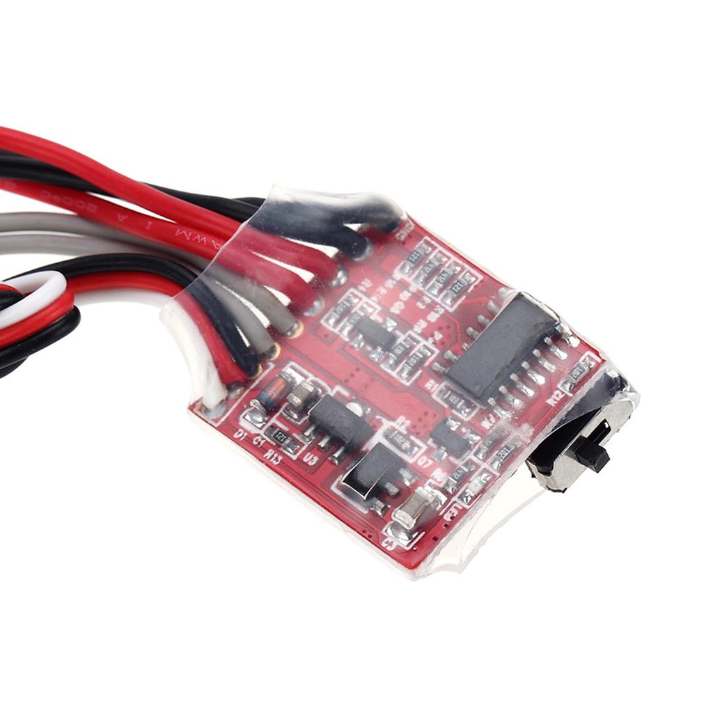 30A ESC Motor Speed RC ESC Forward Reverse Brush Brake For Controller Boats RC Car Prototank Top Regulator Replacement