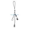 HX6F Multicolor Phone Lanyard Star Pendant Keychain Anti-Lost Phones Chain Handmade Beaded Cellphones Straps Accessory