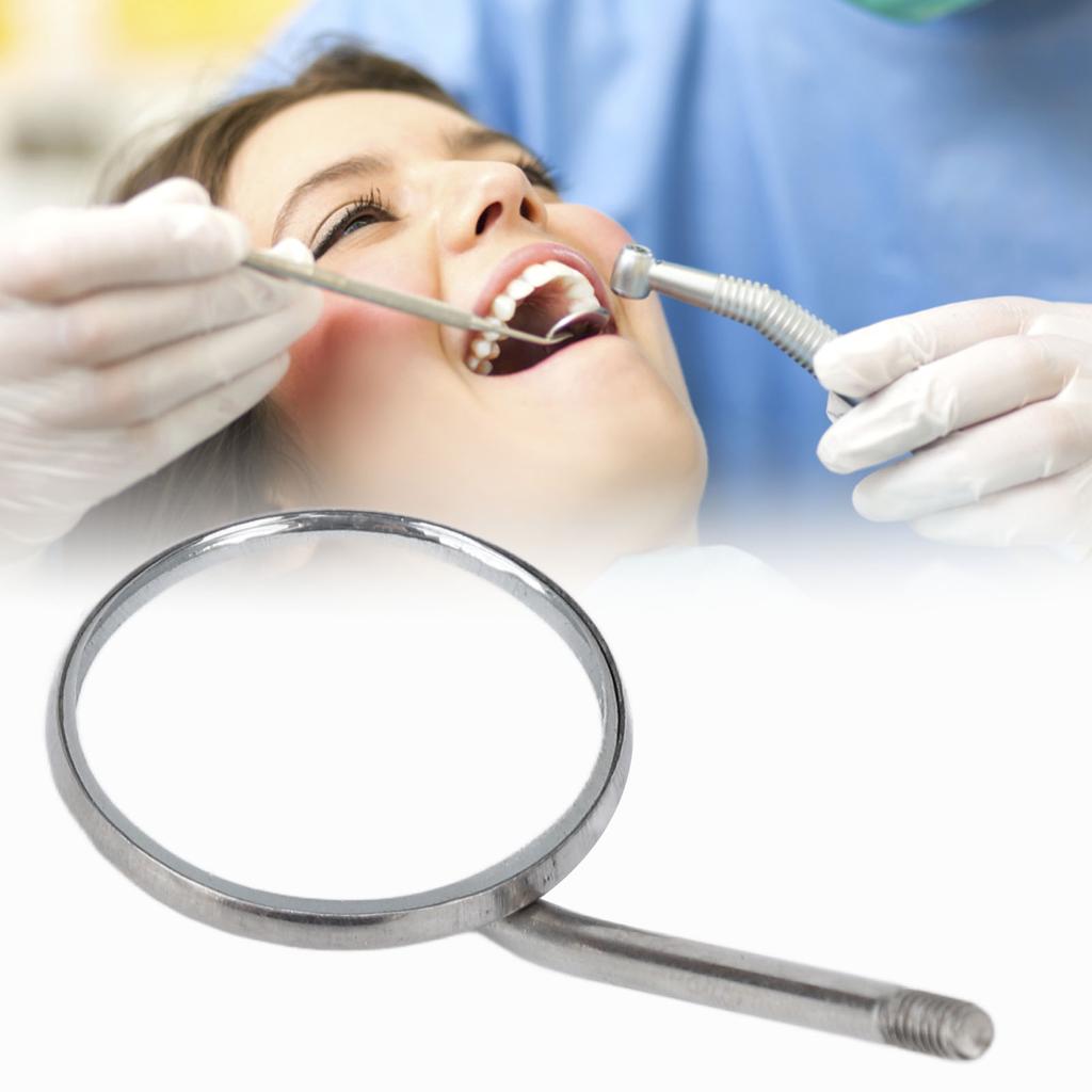 10 штук смотровых зеркал из нержавеющей стали, тип 4 зуба, для ухода за полостью рта