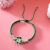 Bohemian Big Flower Charm Bracelets For Women Elegant Resort Style Soft Clay Pottery Beaded Bangles Girls Party Jewelry