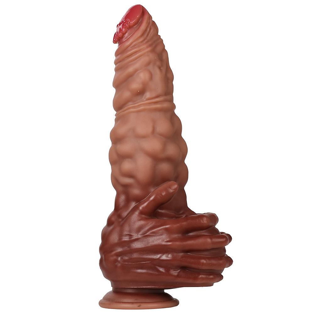 5-Size Realistic Hand-Held Dildo Set - Lifelike Penis Shape with Anal Training Kit, Stretching Masturbator for Women, Adult Sex Toy