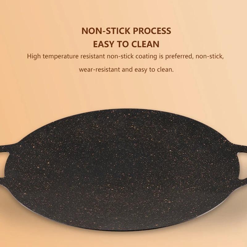 Корейский железный гриль-барбекю-горшок, мульти-сковородка, наружная переносная индукционная плита, духовка-гриль, сковорода с антипригарным покрытием