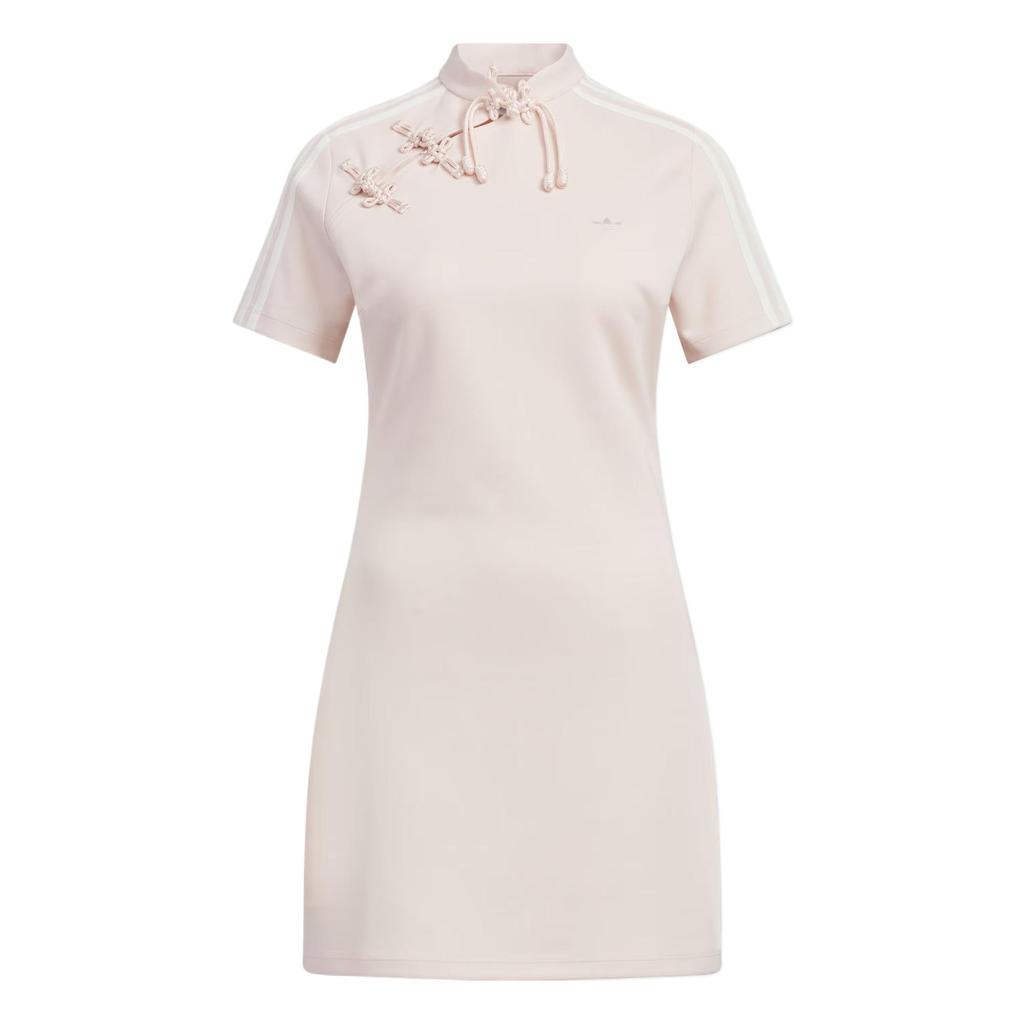 Adidas Originals Comfortable Fashion Versatile High-End Short Sleeve Dress Women Dresses Miracle-Quartz KB6410