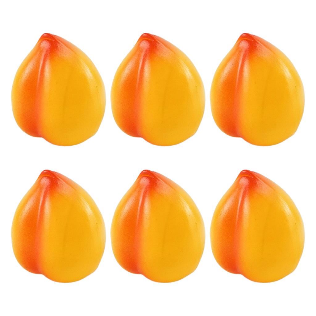 6Pcs Artificial Fruit Fake Fruit Simulation Fruit Photography Props for Kitchen Parties Decorations 24 Kind of Fruit
