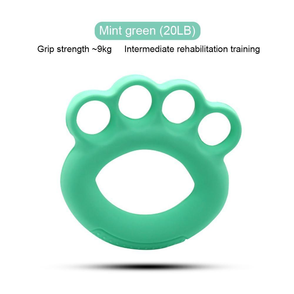 1 шт., устройство для захвата с пятью пальцами, носилки для упражнений на пальцы, тренажер для рукоятки, фитнес-игрушка для игры в мяч, резиновая силовая тренировка для мышц