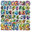 10/50pcs Kawaii Dinosaur Stickers Cute Dinosaur Graffiti Stickers for DIY Luggage Laptop  Motorcycle Bicycle Sticker