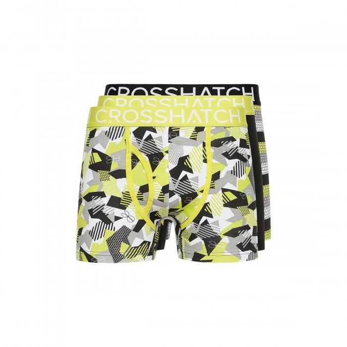 Crosshatch Мужские шорты-боксеры Crystaline (Упаковка из 3 шт.)