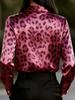 2026 Модная женская повседневная рубашка с леопардовым принтом в европейском и американском стиле - Коллекция Весна/Осень