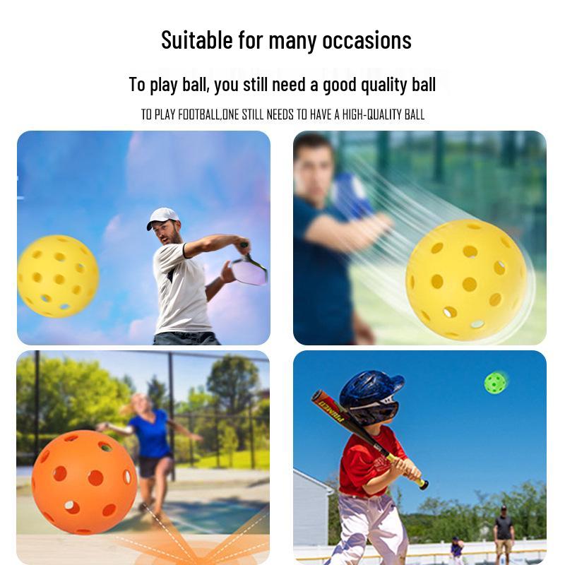 Мяч для пиклбола с 26 отверстиями, 72 мм, для тренировок в помещении/на улице