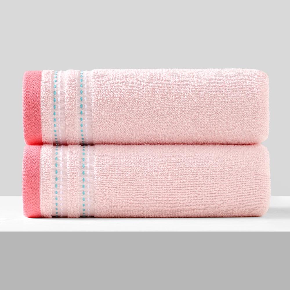 Гаоян Толстое Мягкое Водопоглощающее Полотенце из Чистого Хлопка, Однотонное, Взрослая Салфетка для Лица